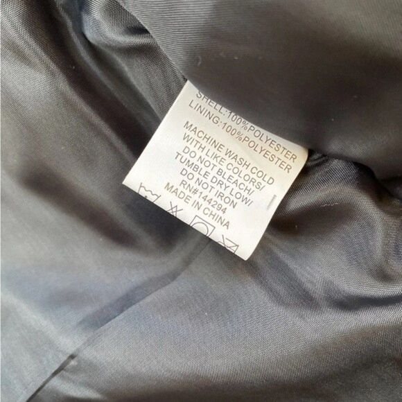 Han Ton Men's Hooded Black Parka With Faux Fur Trim Size S Puffer NWT $129 - Picture 10 of 11